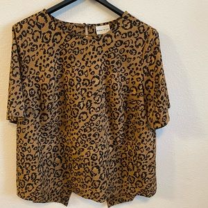 Ava & Viv cheetah blouse